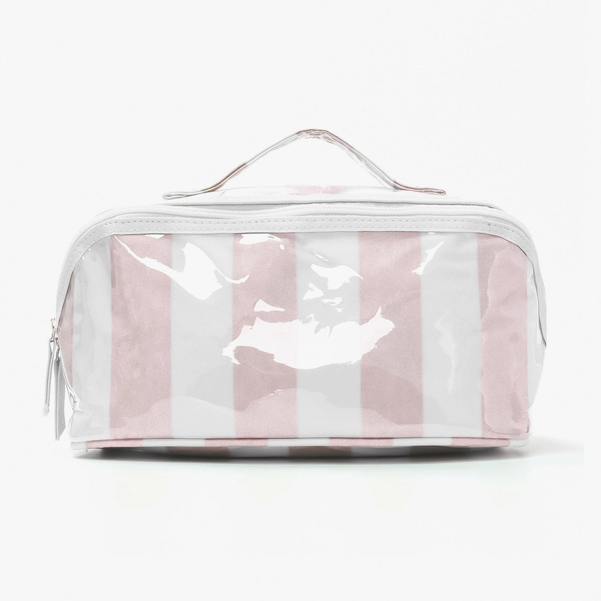 Striped Cosmetic Bag