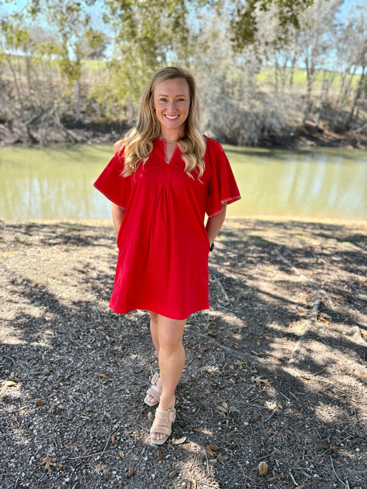 Zoe Red Dress