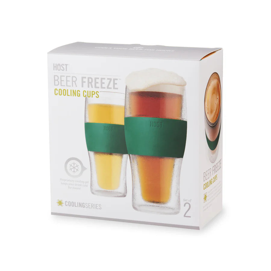 Beer Freeze Glass - Set of 2