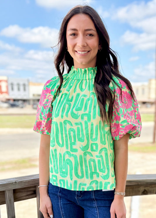 Lime Light Blouse