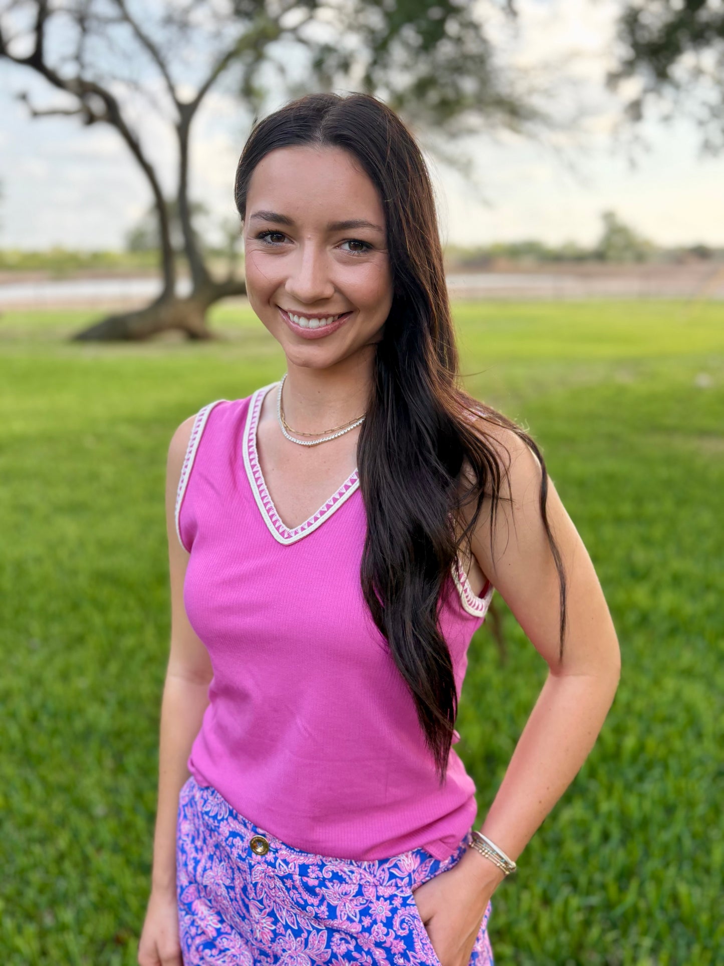 Magenta Glow Tank