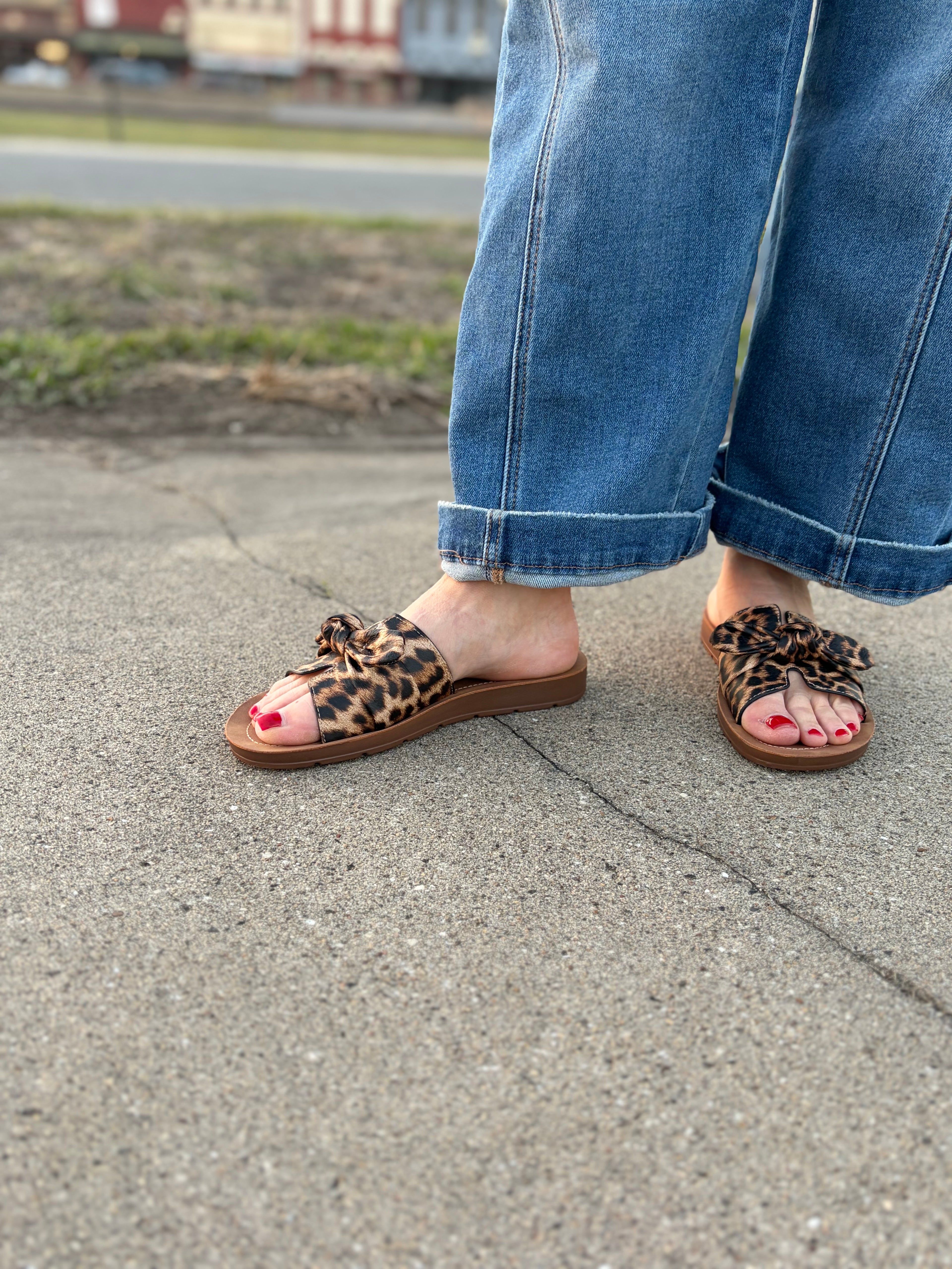 Too Cute Leopard Sandal