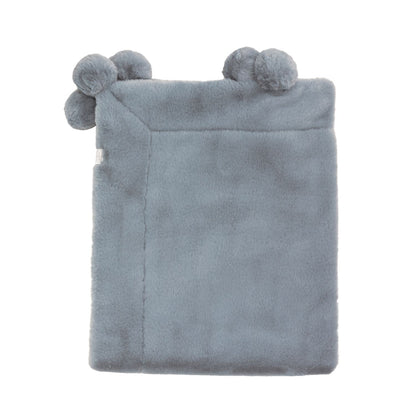 Fur Pom Pom Blanket