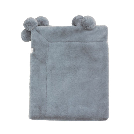 Fur Pom Pom Blanket