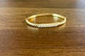 Emily Gold Rope Bangle