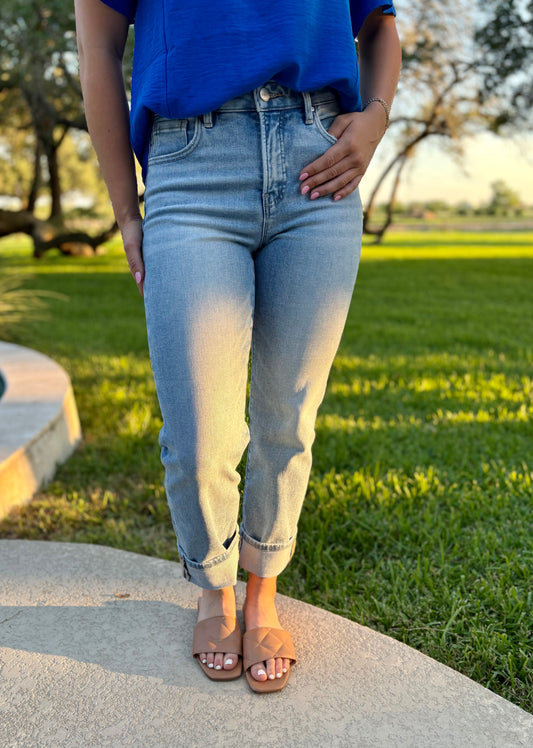 Laid Back Cuff Jeans