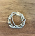 Jan Two Tone 3 Strand Bracelet