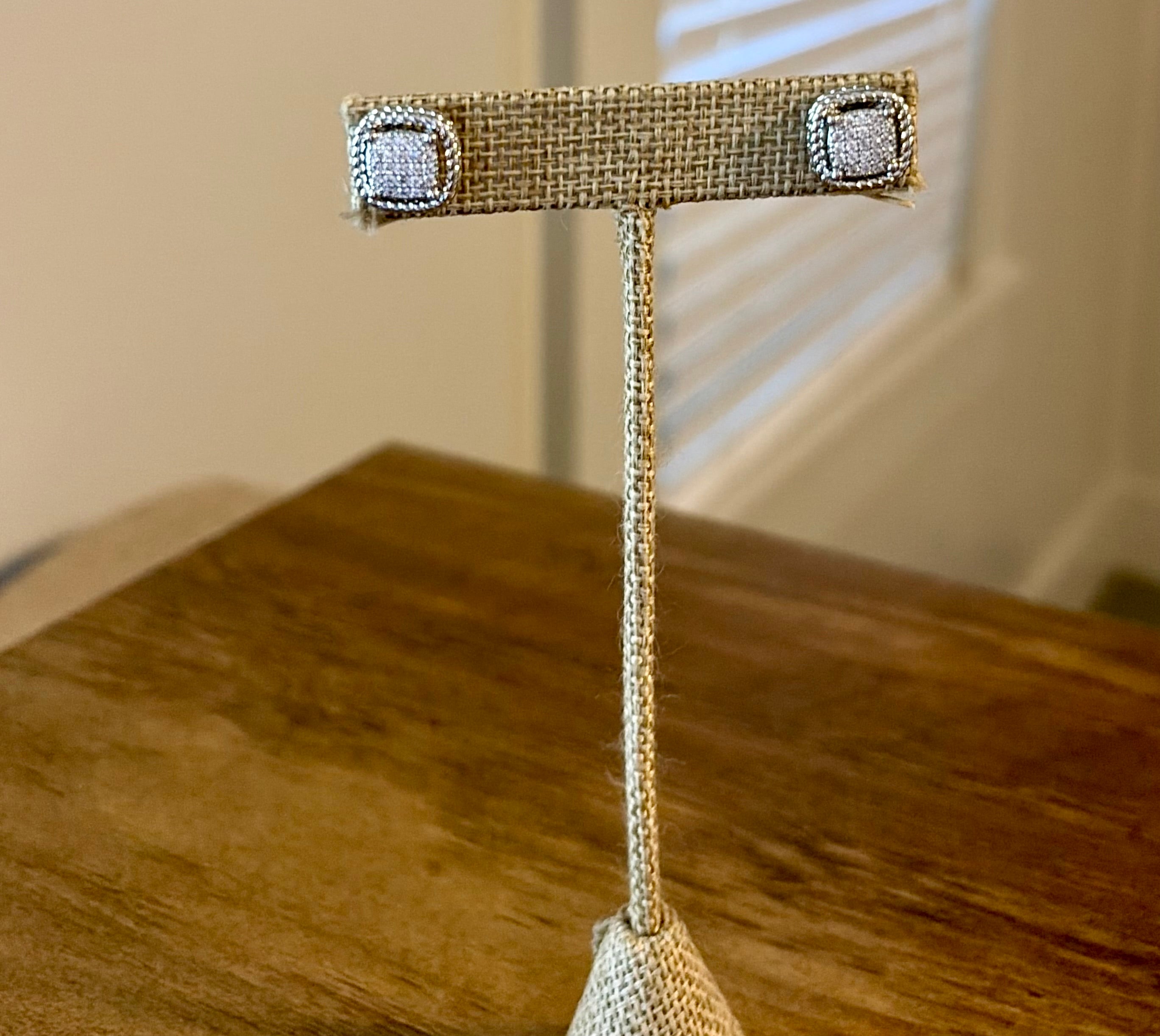 Melissa Square Studs