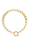 Maggie Link Bracelet in Shiny Gold