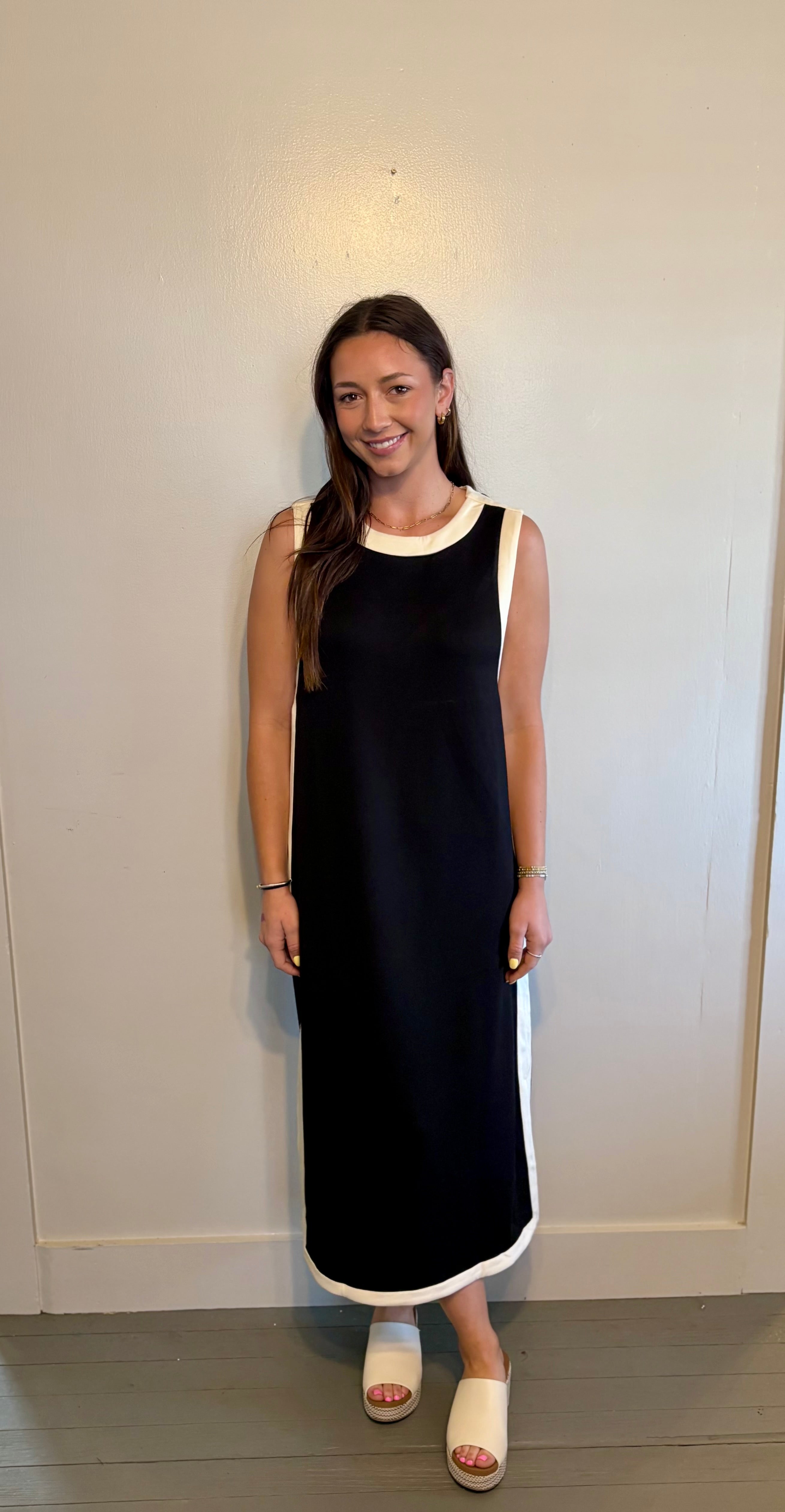 Black Line Dress