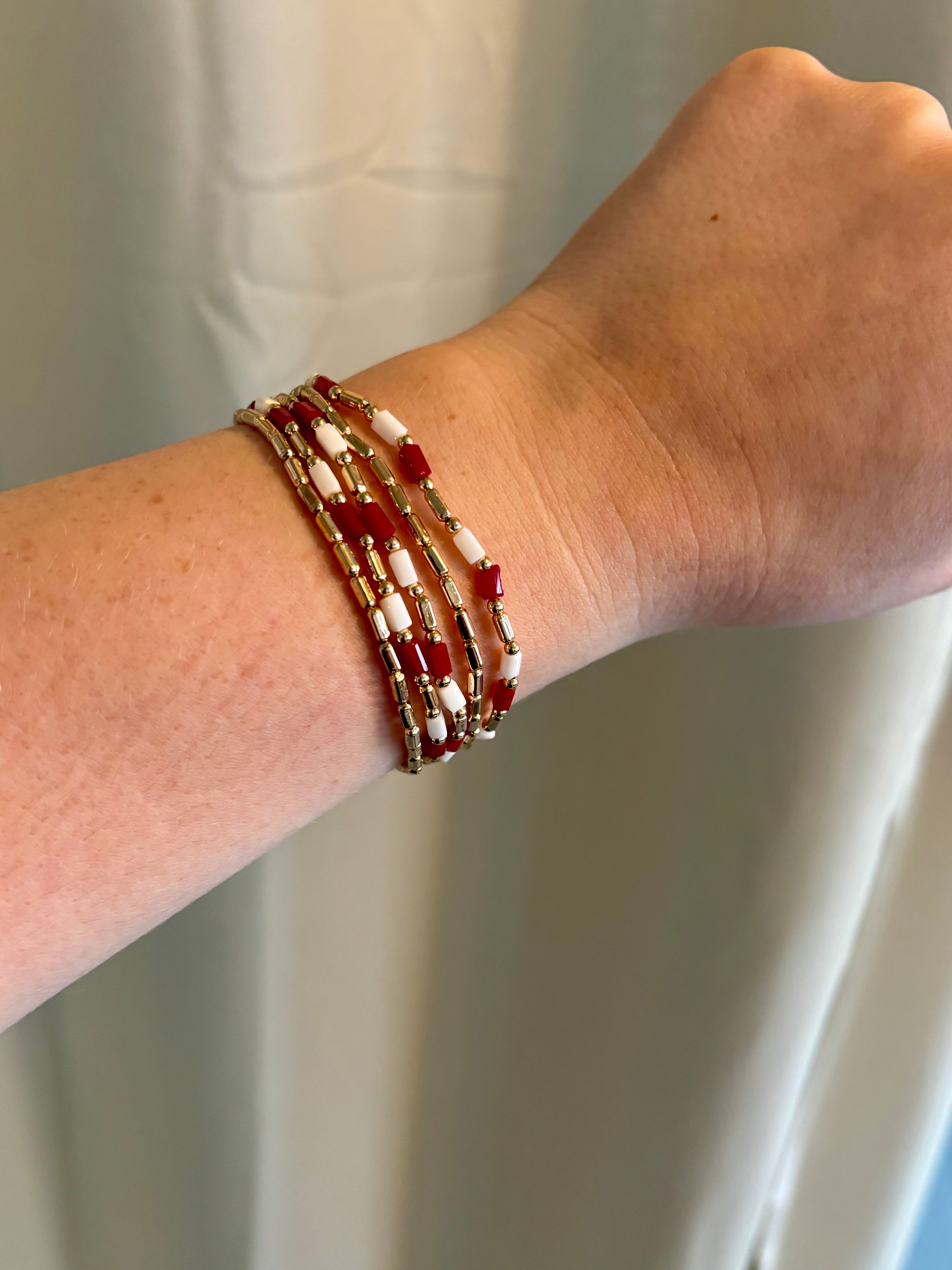 Maroon Spirt Bracelet Set