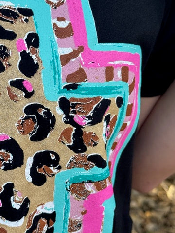 Callie's Neon Leopard Cross