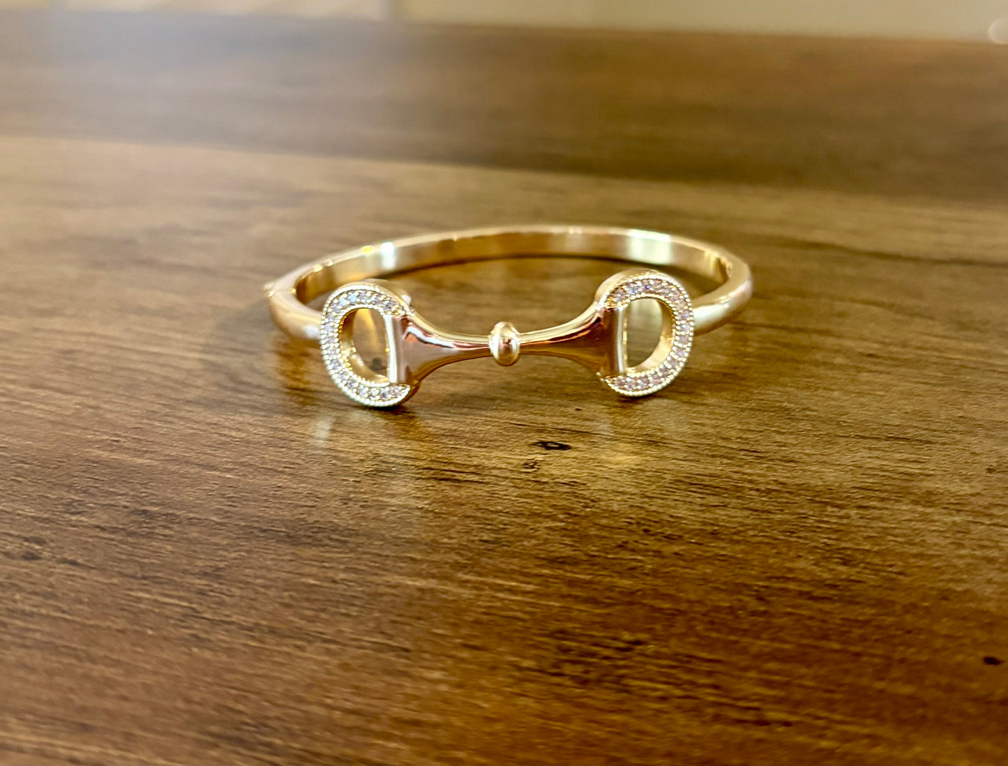 Shinny Gold Bit Bracelet