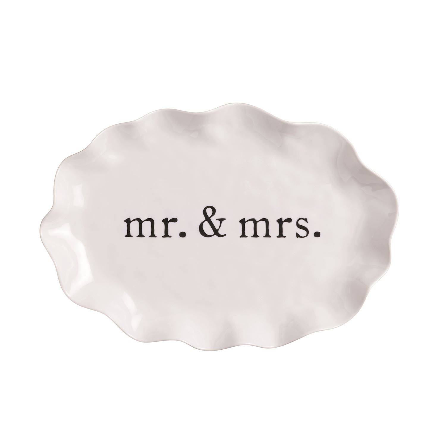 Mr. & Mrs. Melamine Platter