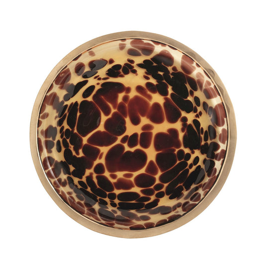Tortise Glass Platter by MudPie