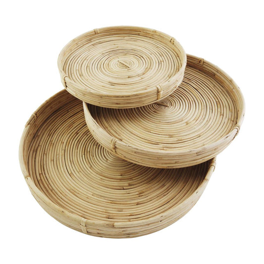 Cane Tray Set