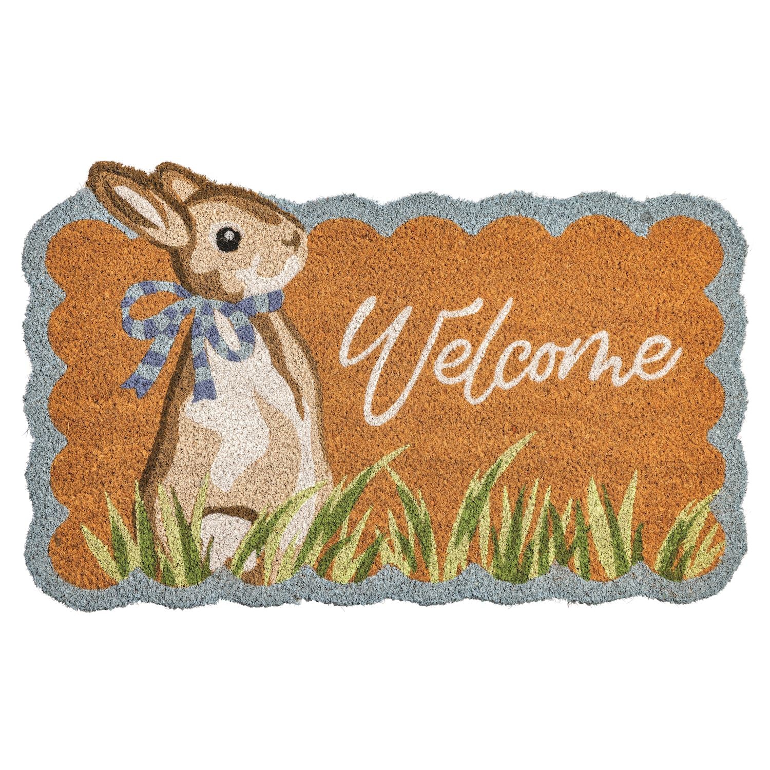 Easter Scallop Door Mat