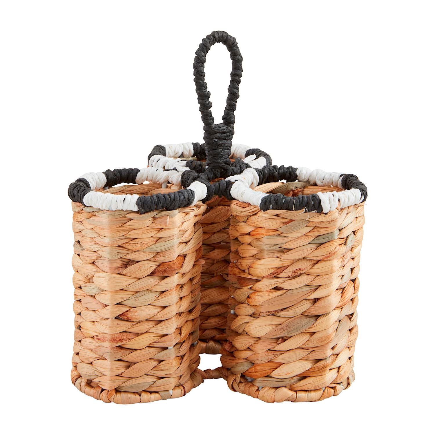 Woven Stripe Utensil Holder