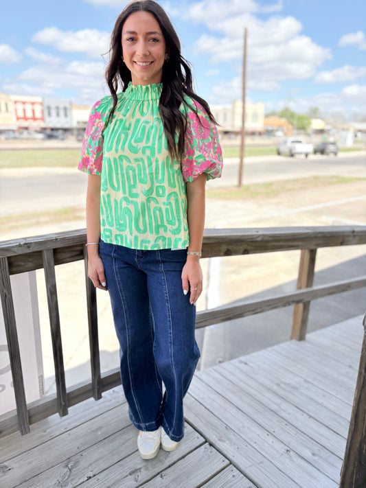 Lime Light Blouse