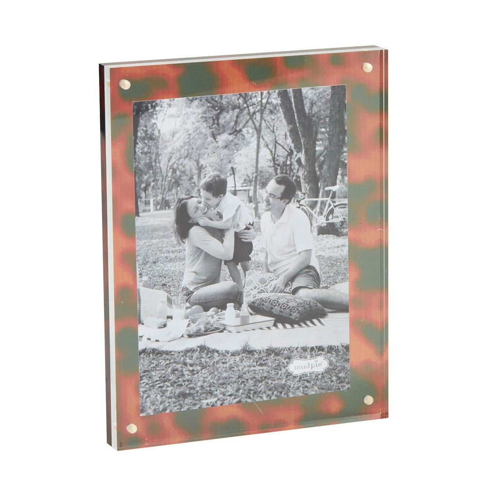 Tortoise Acrylic Block Frame by MudPie