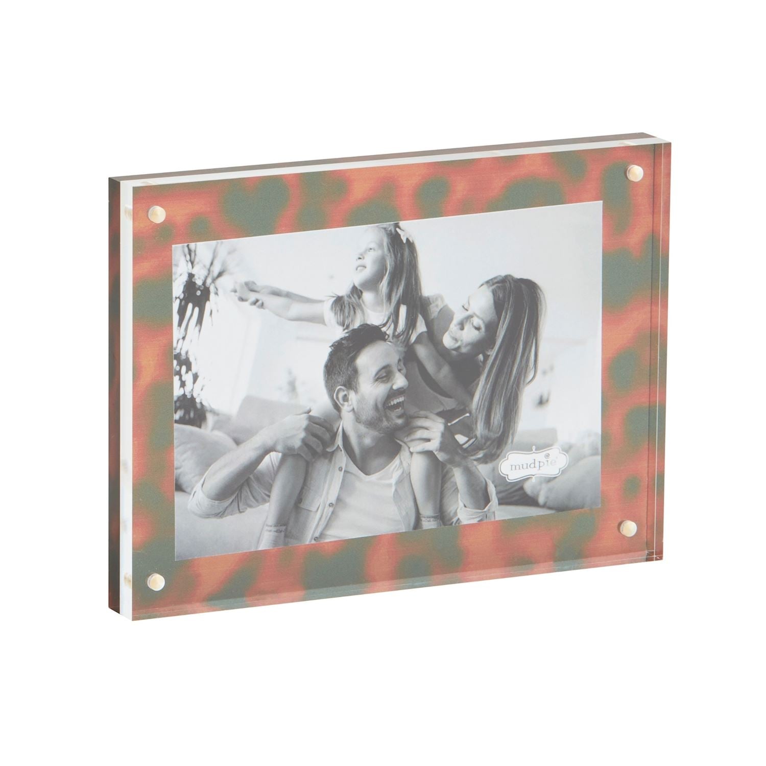 Tortoise Acrylic Block Frame by MudPie