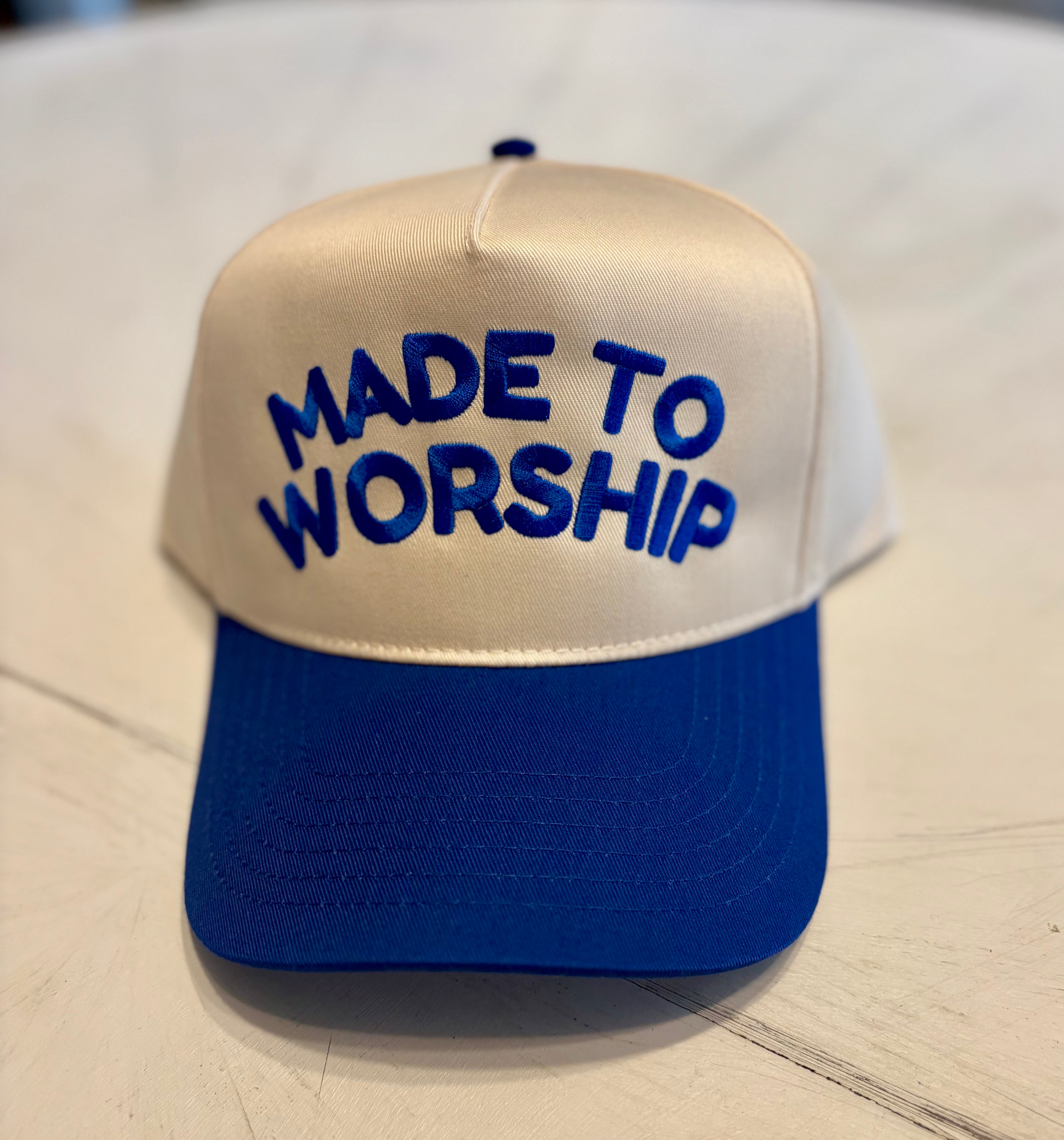 Made to Worship Embroidered Trucker Hat