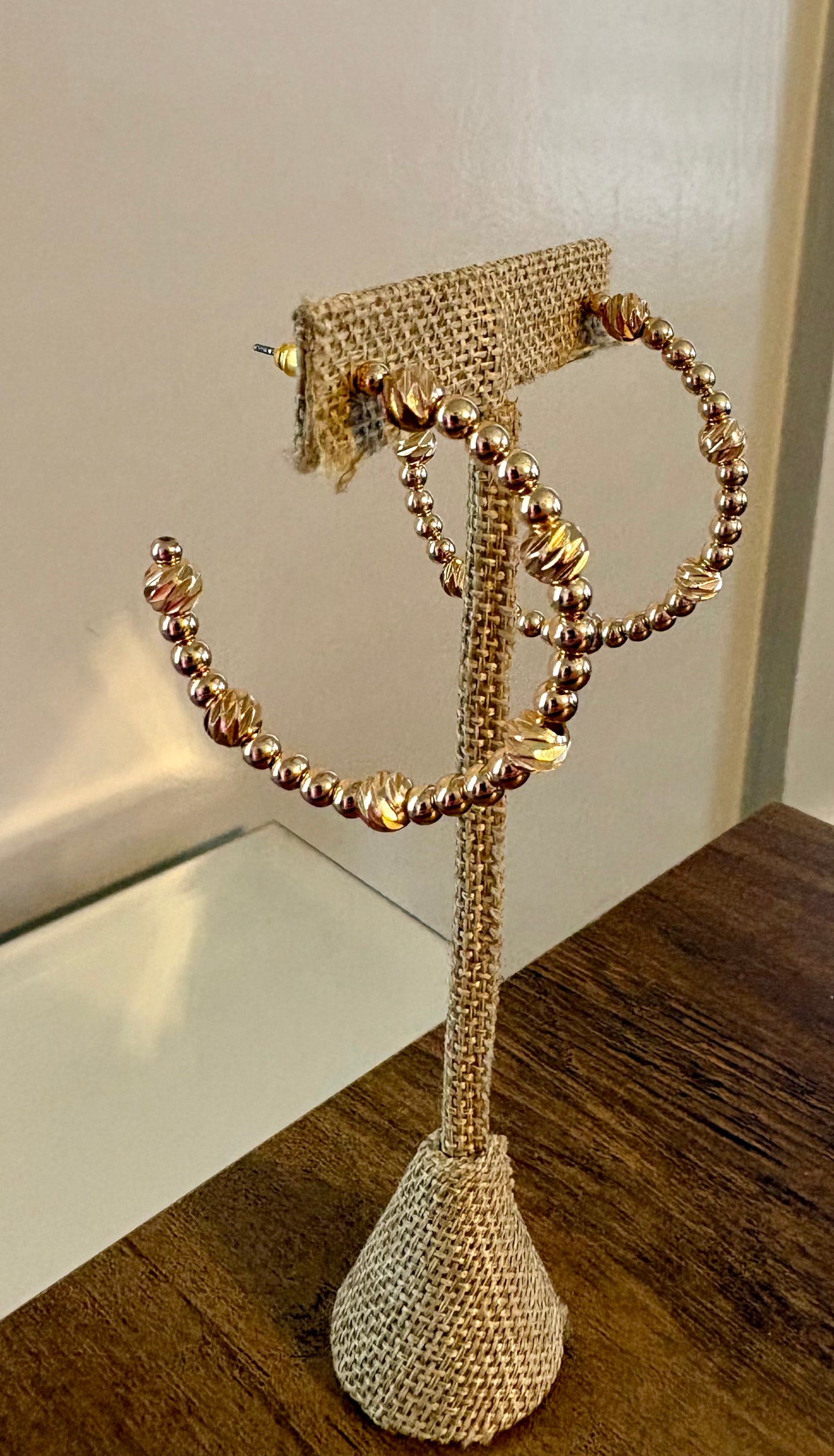 Blakely Beaded Hoop