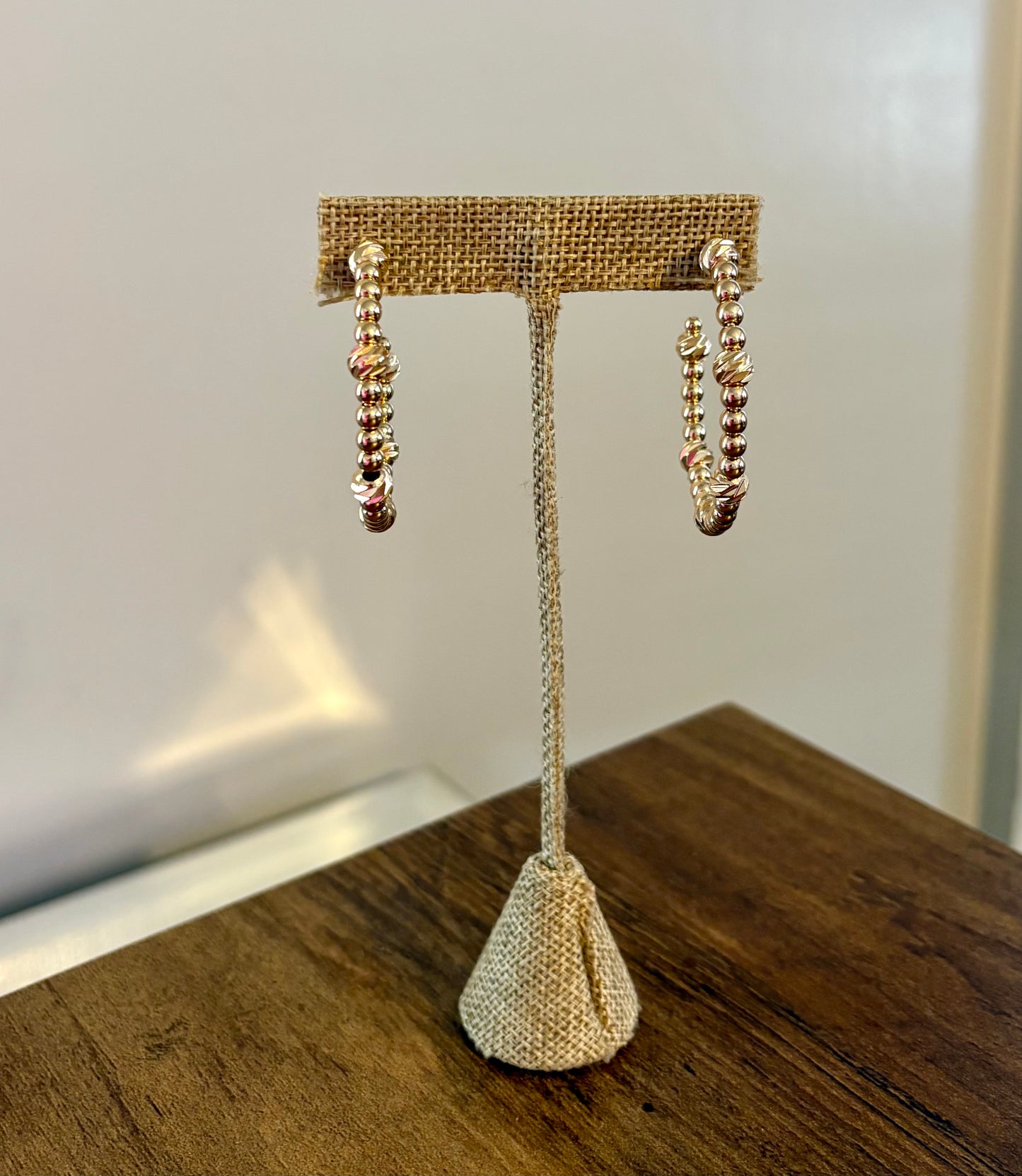 Blakely Beaded Hoop