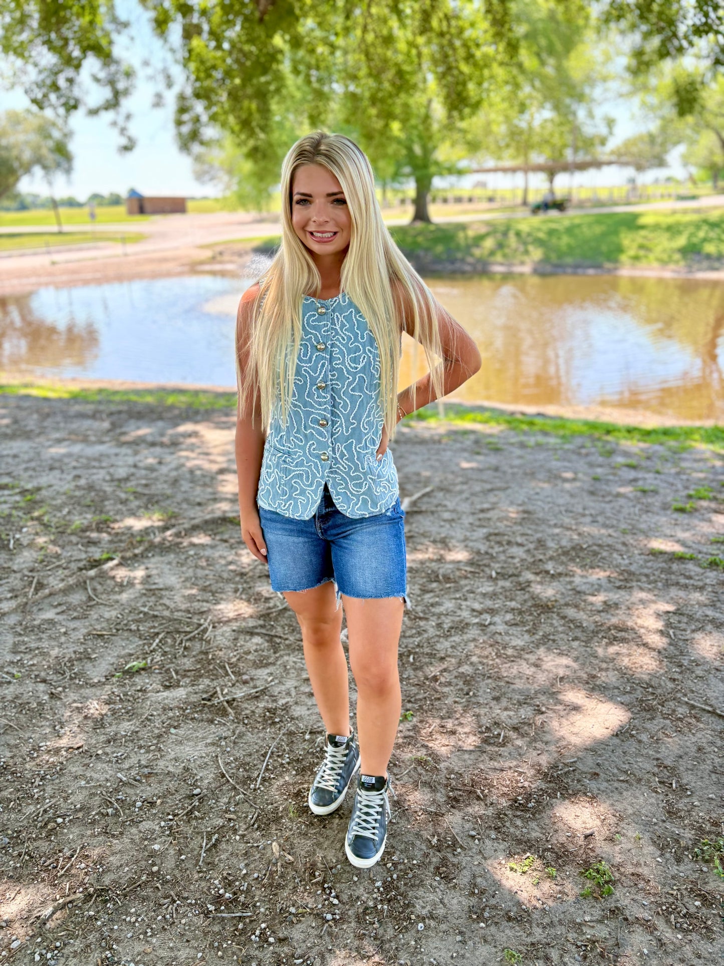 Denim Darling Vest
