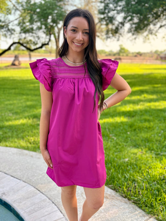 Magenta Elegance Dress