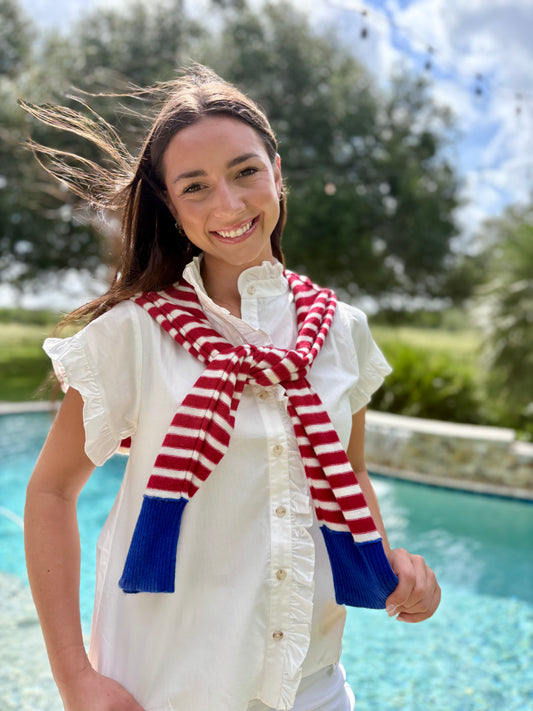 American Striped Sweater