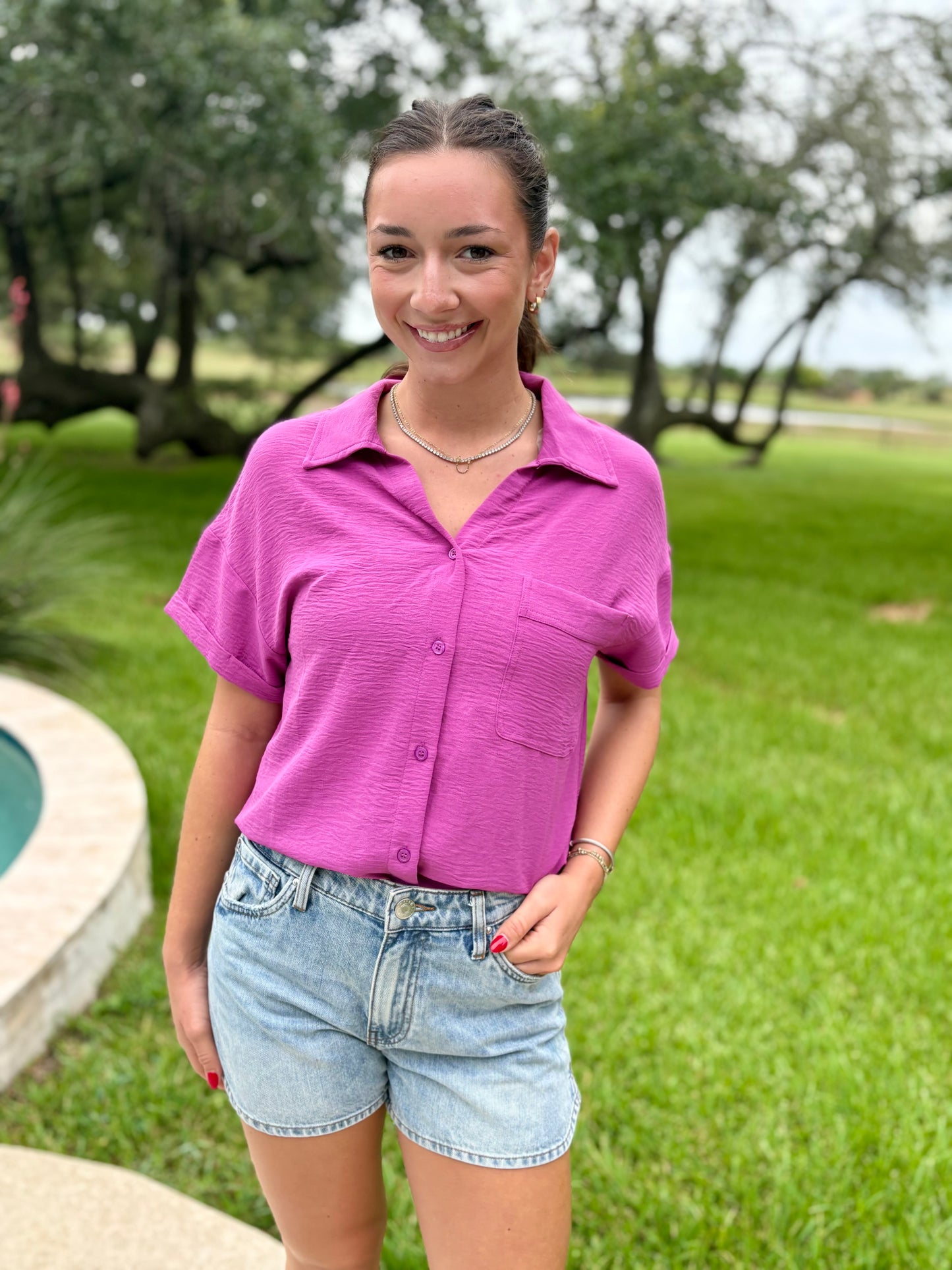 Kate Collared Top