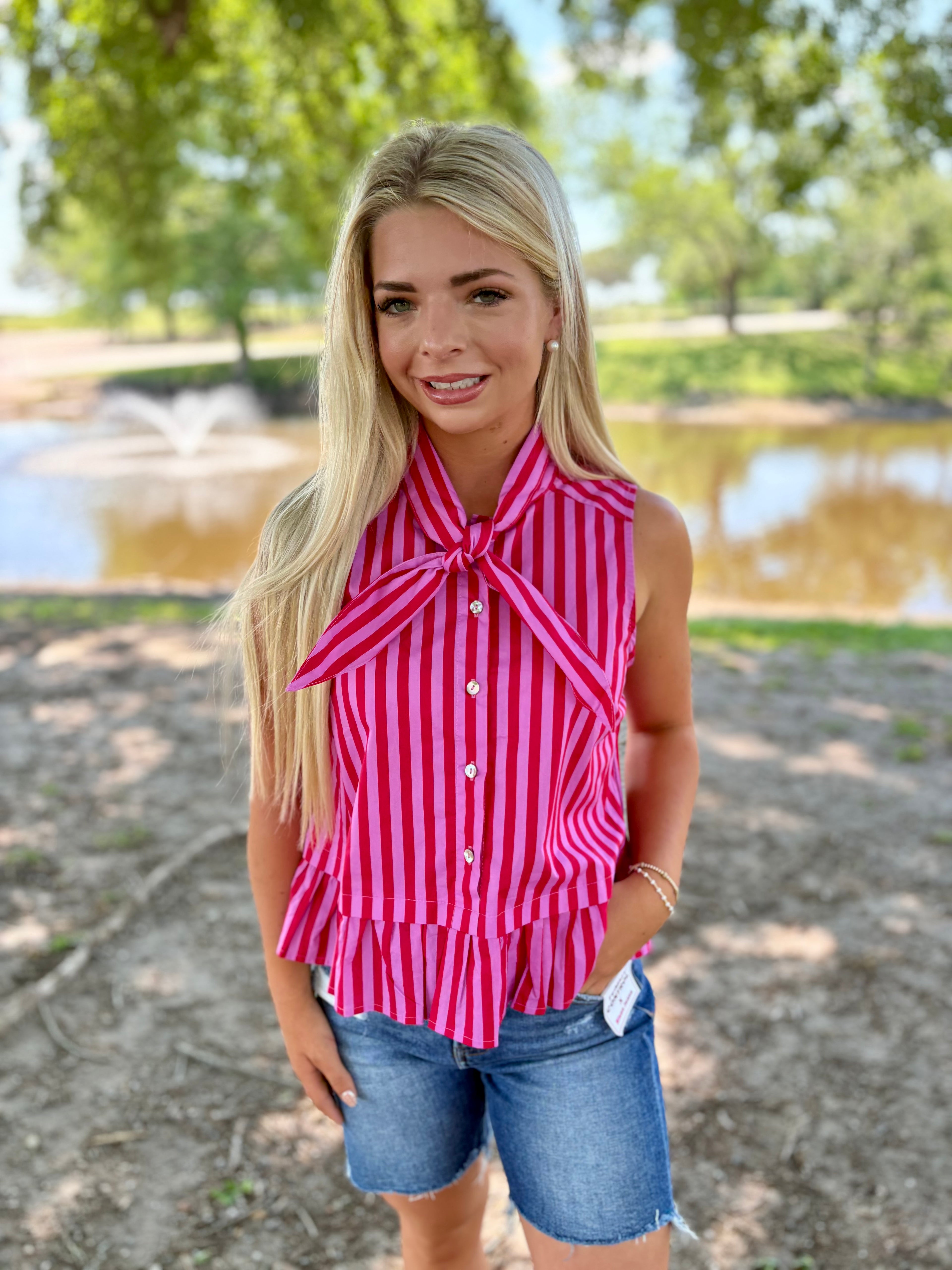 Sweetheart Stripe Tank