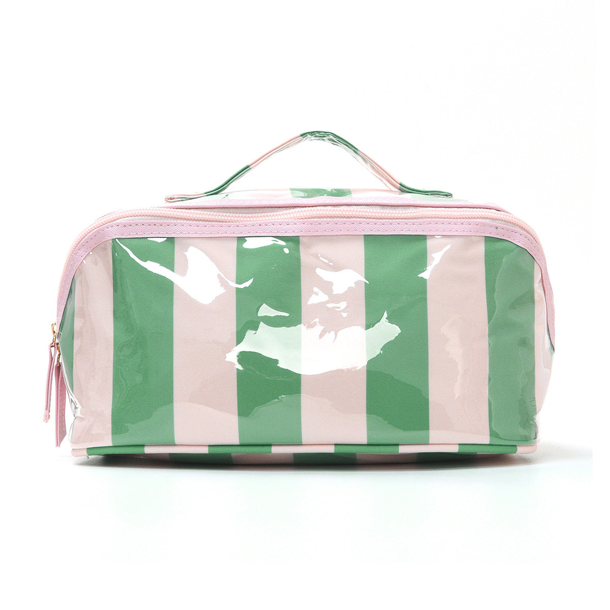 Striped Cosmetic Bag