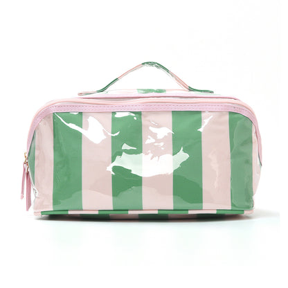 Striped Cosmetic Bag