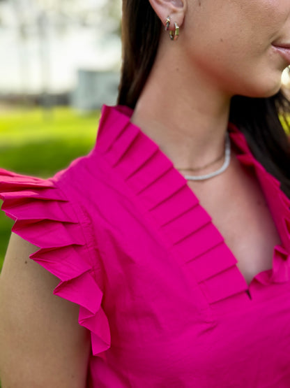 Pretty in Pink Tie Dress