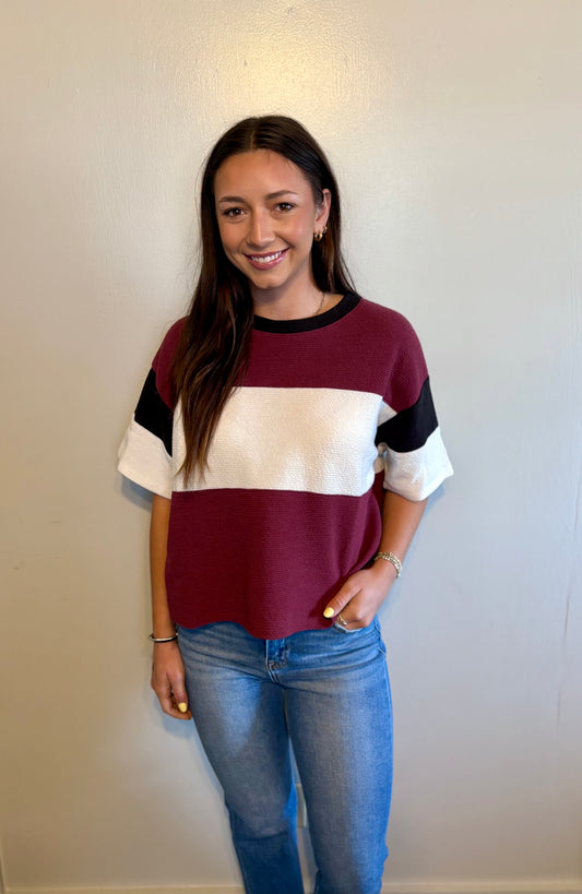 Bold Stripe Top