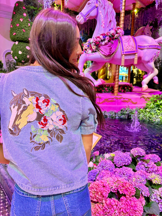 Denim Horse Jacket