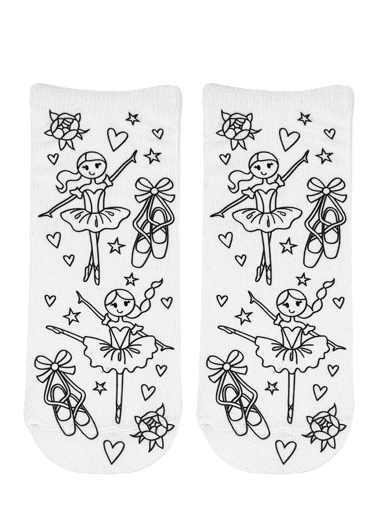 Coloring Socks for Kids