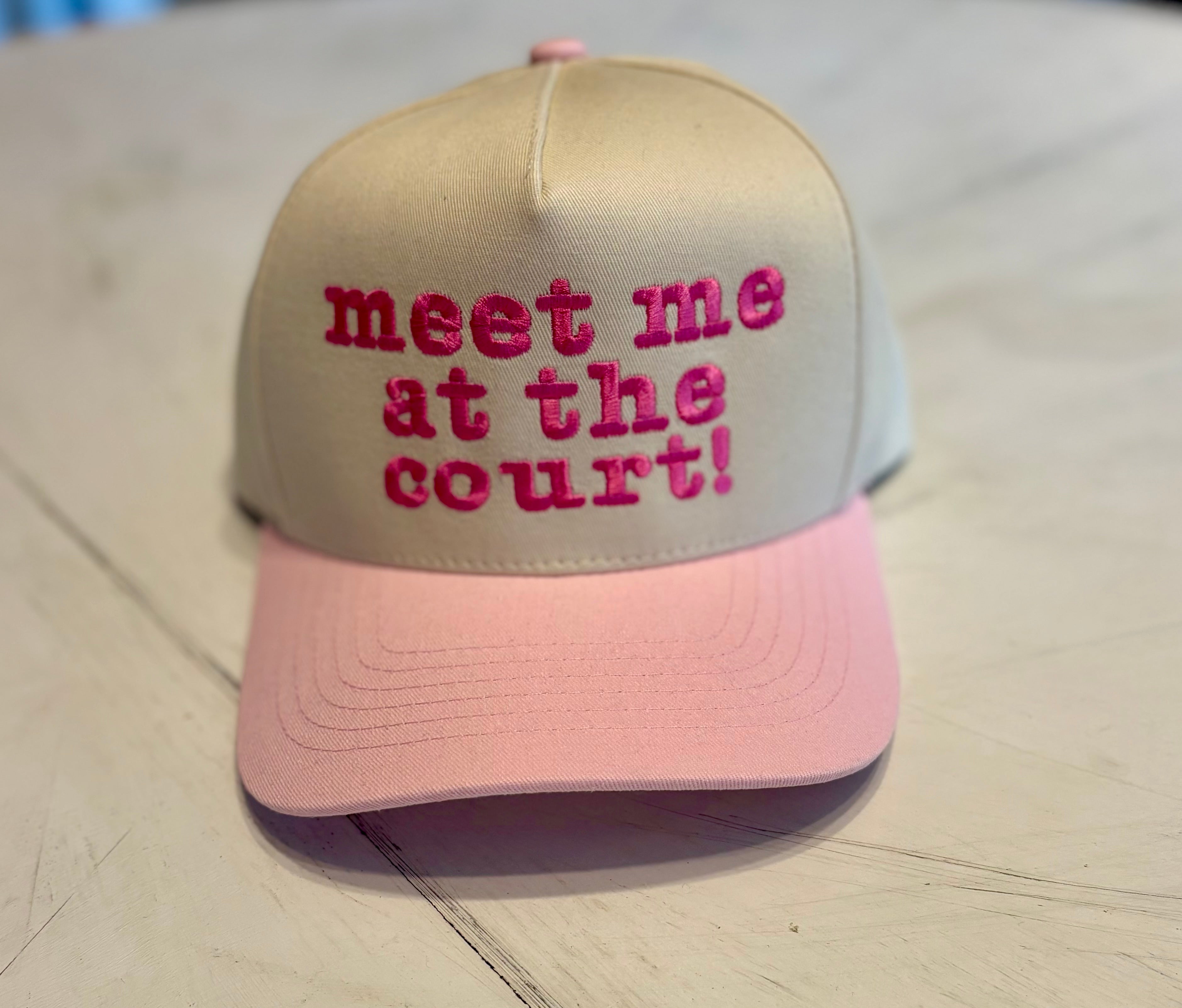 Meet Me At the Court Trucker Cap