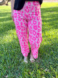 Pink Leopard Pants