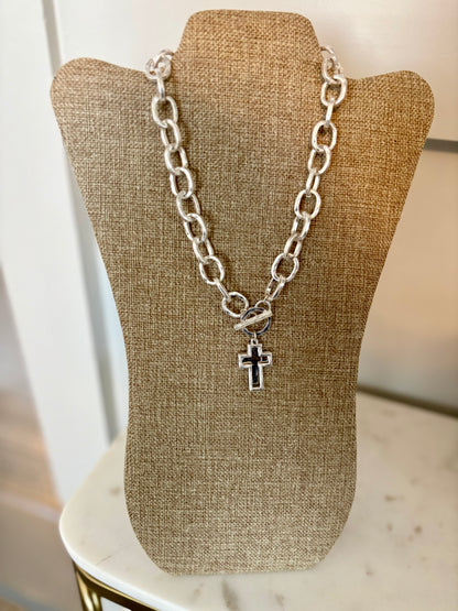 Bold Cross Necklace