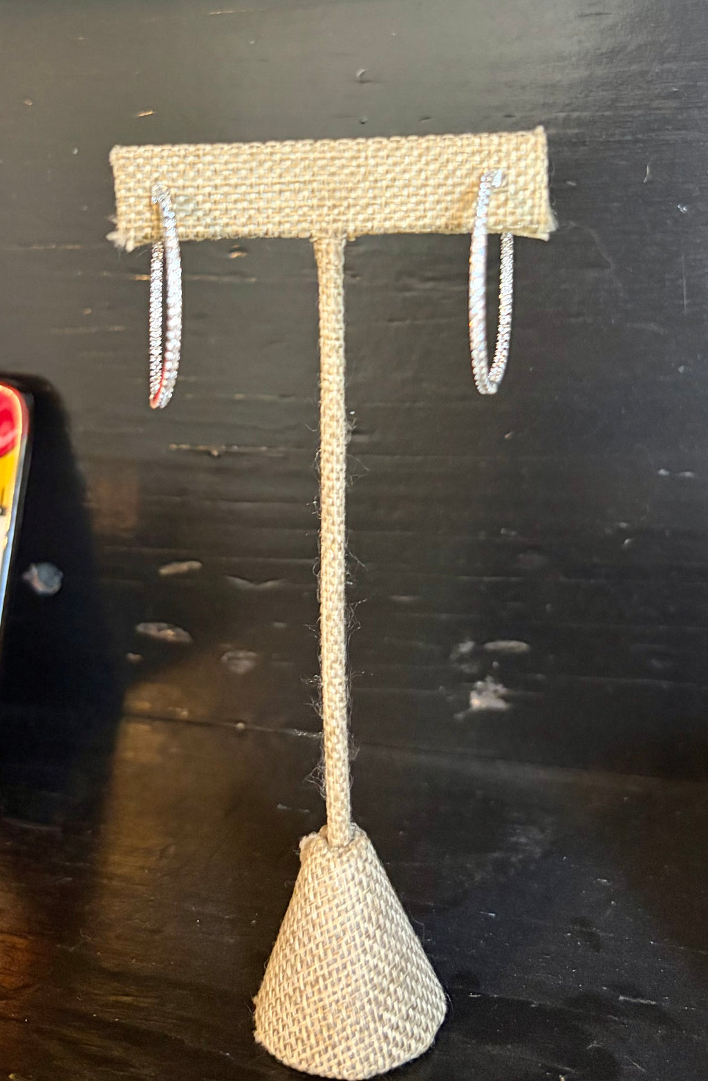 Missy Stone Hoop Earring