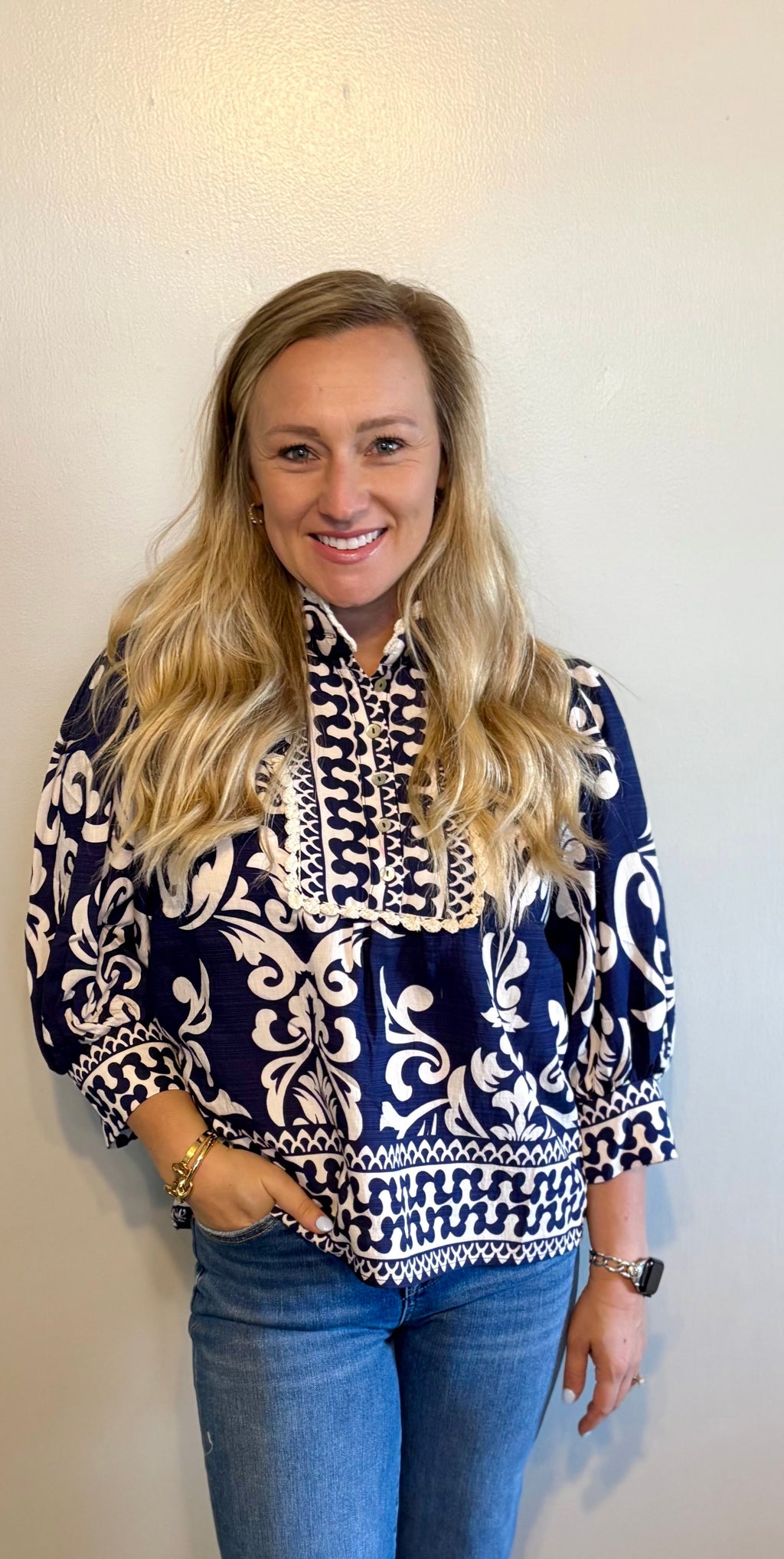 Melissa Long Sleeve Pattern THML Top