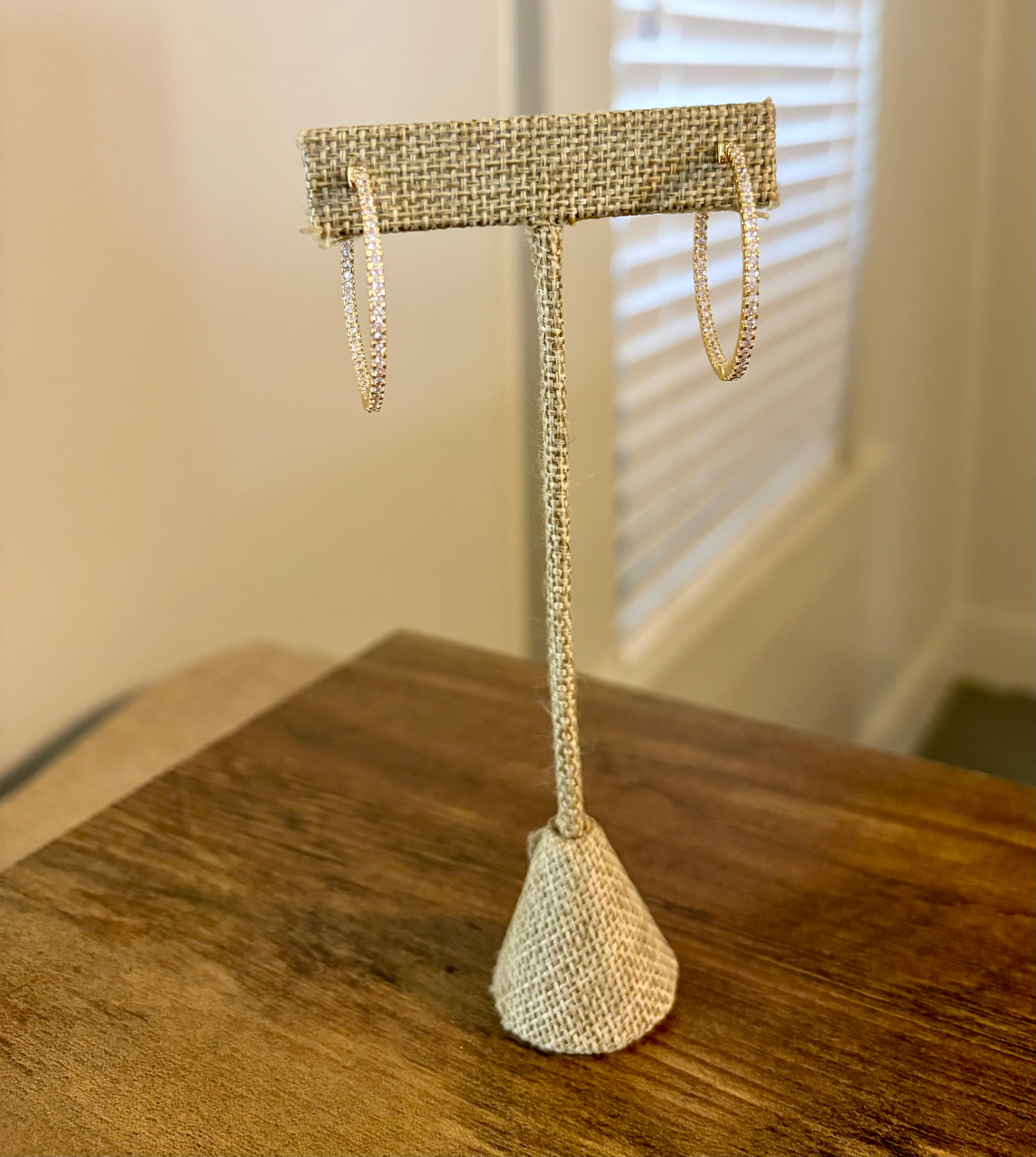 Missy Stone Hoop Earring