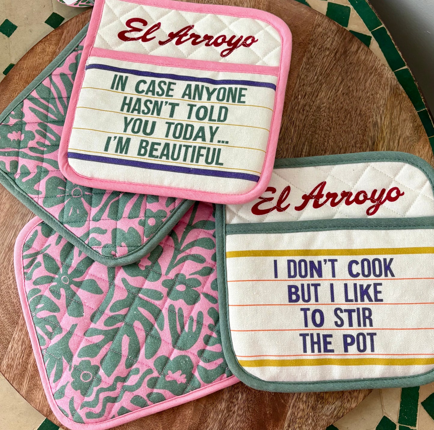 Marquee Pot Holders - Stir the Pot