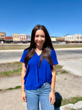 Lisa Royal Blue Top