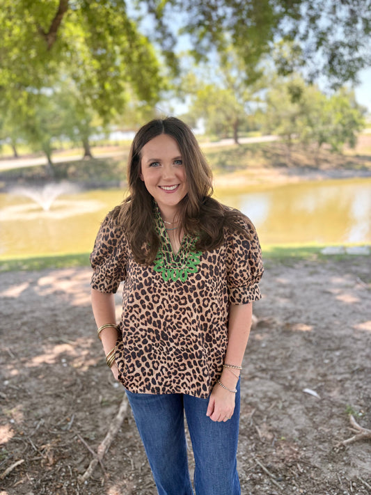 Leopard Love Top