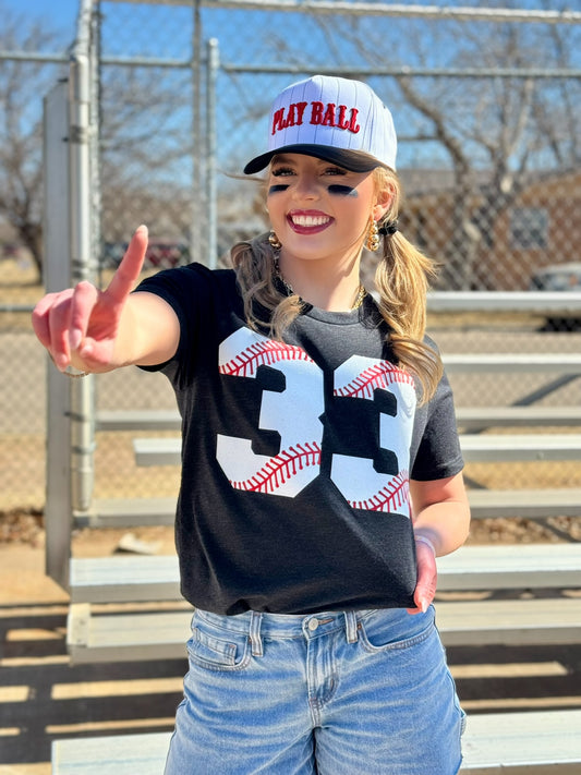 Customizable Number Tee