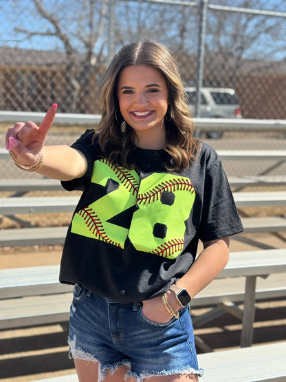 Customizable Number Tee